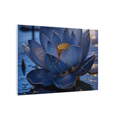 Kintsugi Lotus Flower in Dawn | Broken Beauty Canvas Art