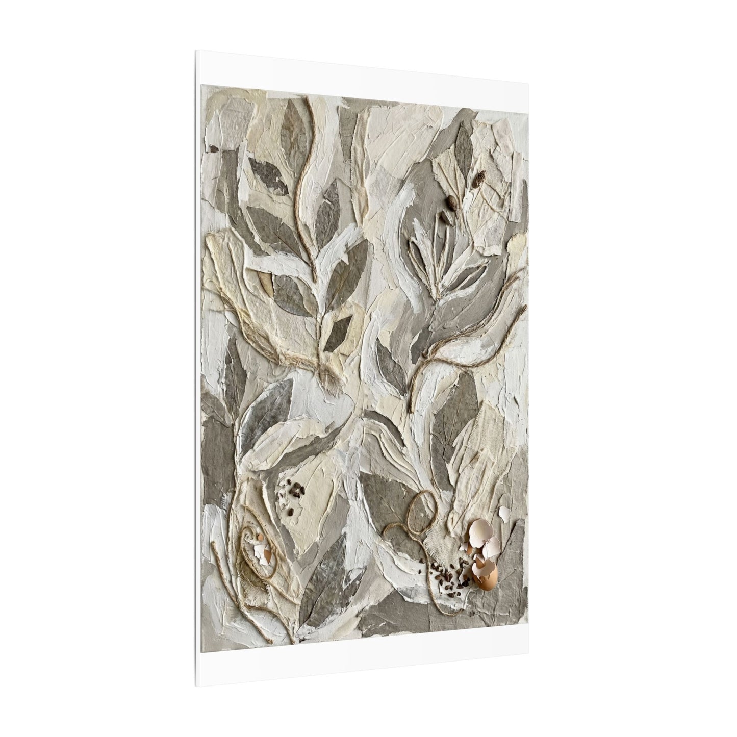Japandi Textured Canvas Art