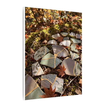 Broken Pottery Japanese Pattern Canvas Art | Elegant Japandi Art