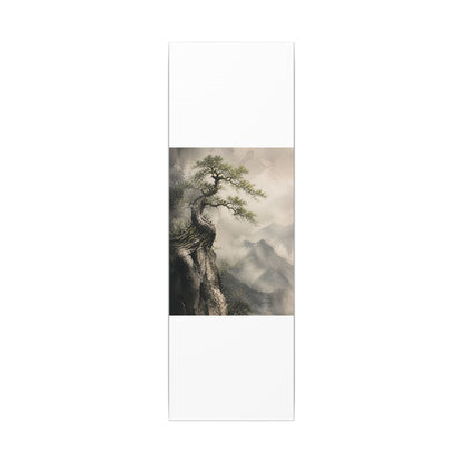 Spring Pine Tree Watercolor Canvas Art | Warm Decor