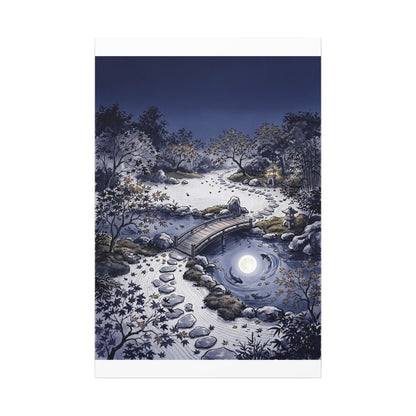 Torii Gate Enso Canvas Art | Contemplative Zen Art