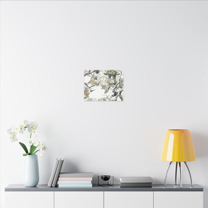 Elegant Stone Lantern Canvas Art - Watercolor Japandi
