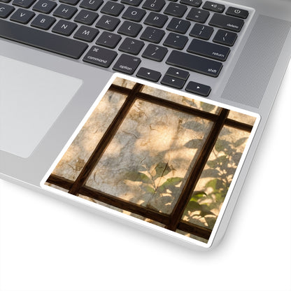 Warm Shoji Screen Sticker - Texture Japandi