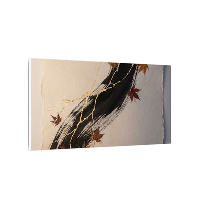 Dawn Ink Brushstroke Canvas Art - Kintsugi Ma