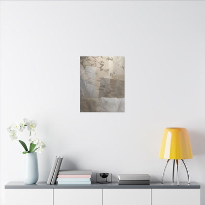 Neutral Shadow Play Canvas Art - Texture Japandi