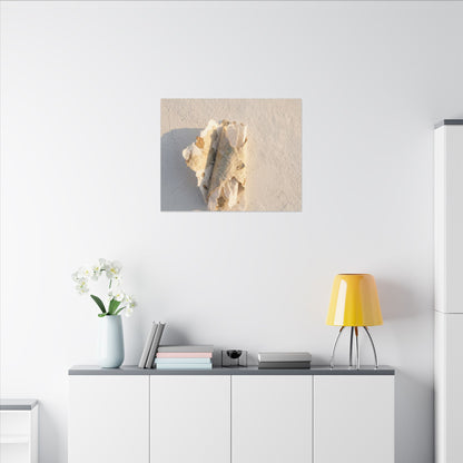 Paper Fold Canvas Art | Winter Japandi Texture Art