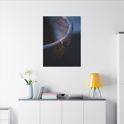 Artful Ceramic Bowl Canvas Art - Broken Beauty Kintsugi