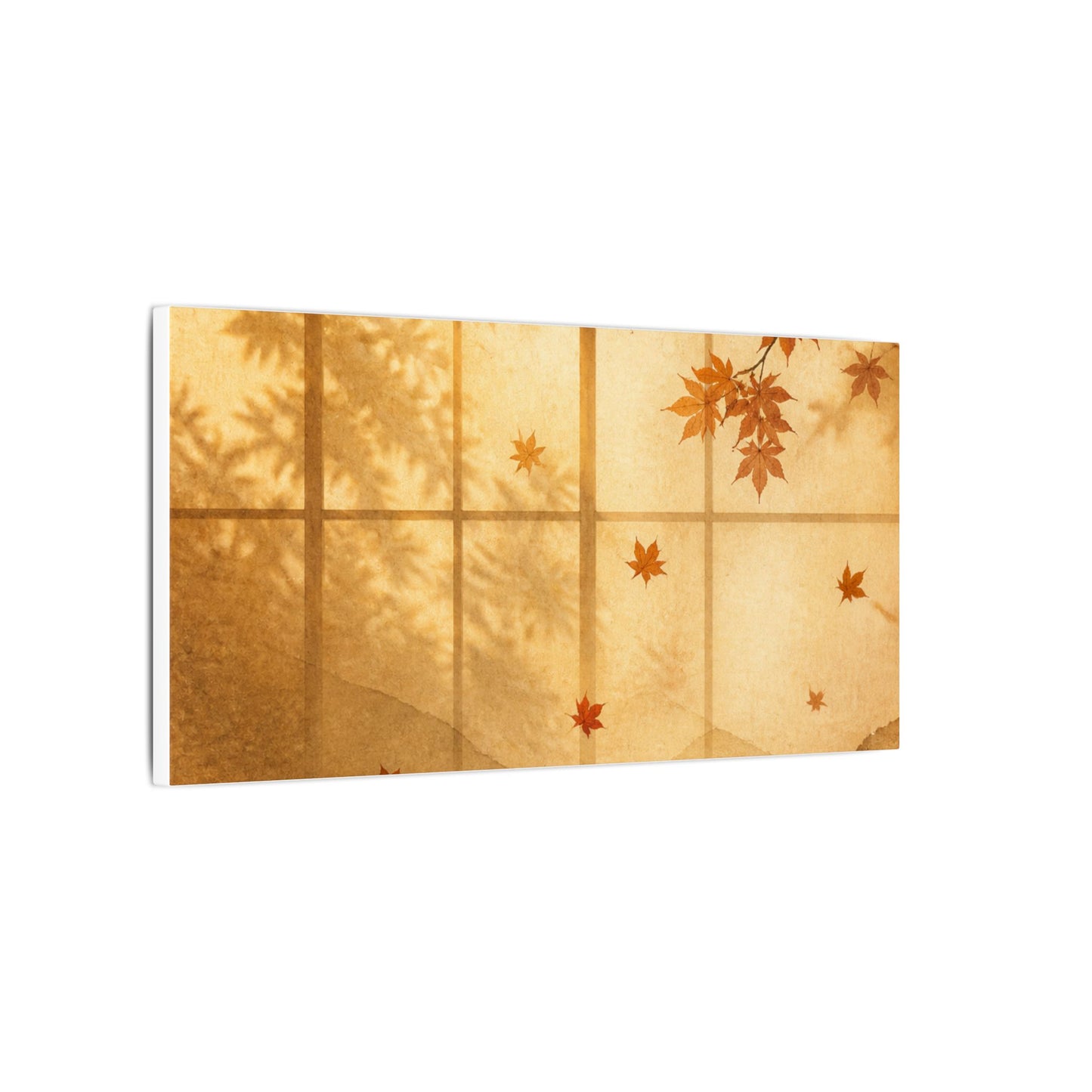 Shoji Screen Texture Canvas Art | Earthy Japandi Art