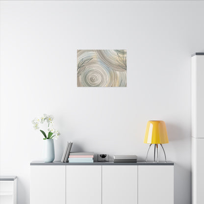 Kanso Water Ripple Canvas Art - Japandi Minimal Line
