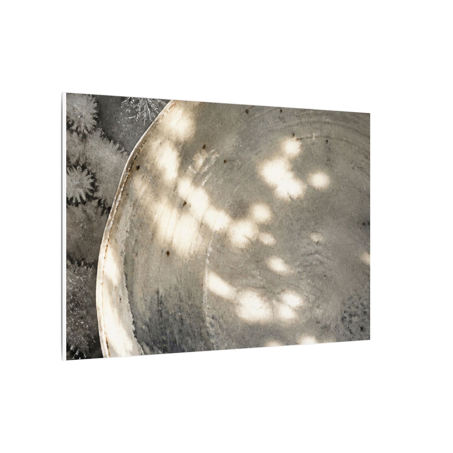 Ceramic Bowl Watercolor Canvas Art | Warm Japandi Art