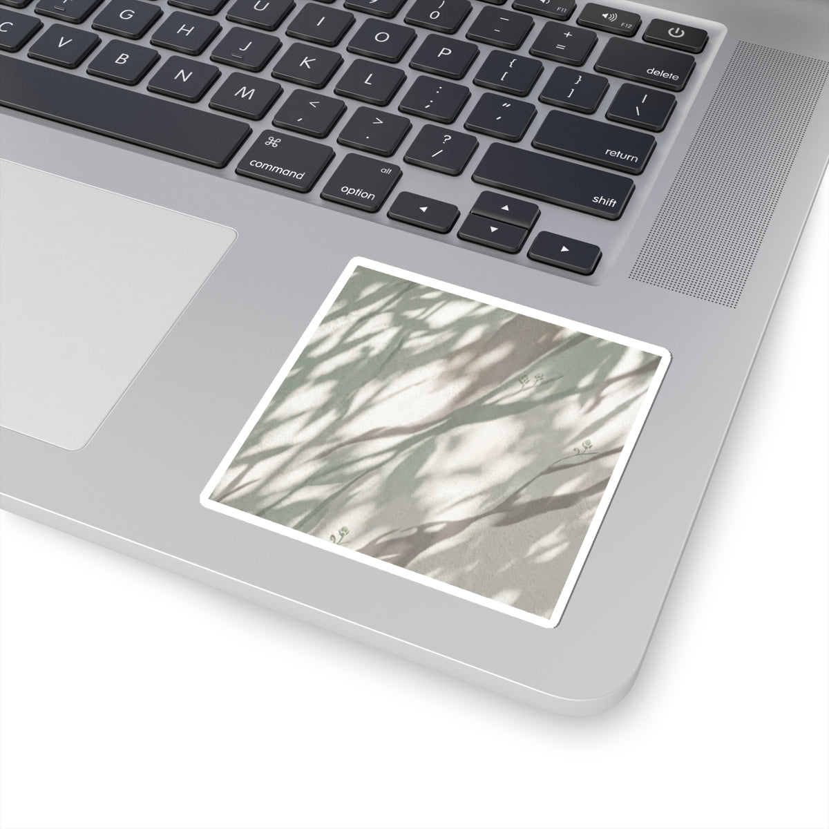 Spring Shadow Play Japanese Pattern Sticker | Cozy Decor Art Print