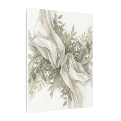 Summer Silk Drape Watercolor Canvas Art | Cozy Decor