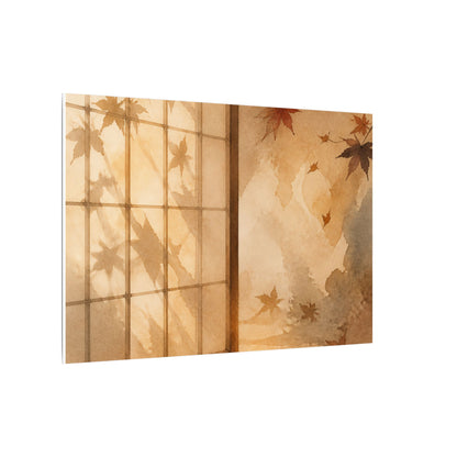 Candlelight Shoji Screen Canvas Art - Japandi Ma