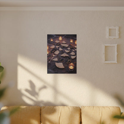Winter Broken Pottery Broken Beauty Canvas Art | Beautiful Decor
