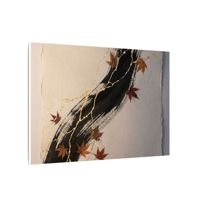 Dawn Ink Brushstroke Canvas Art - Kintsugi Ma