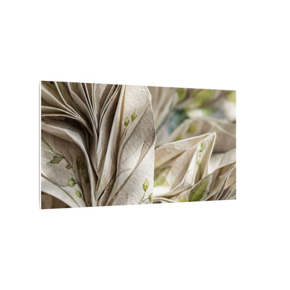 Fukinsei Paper Fold Canvas Art - Japandi Watercolor