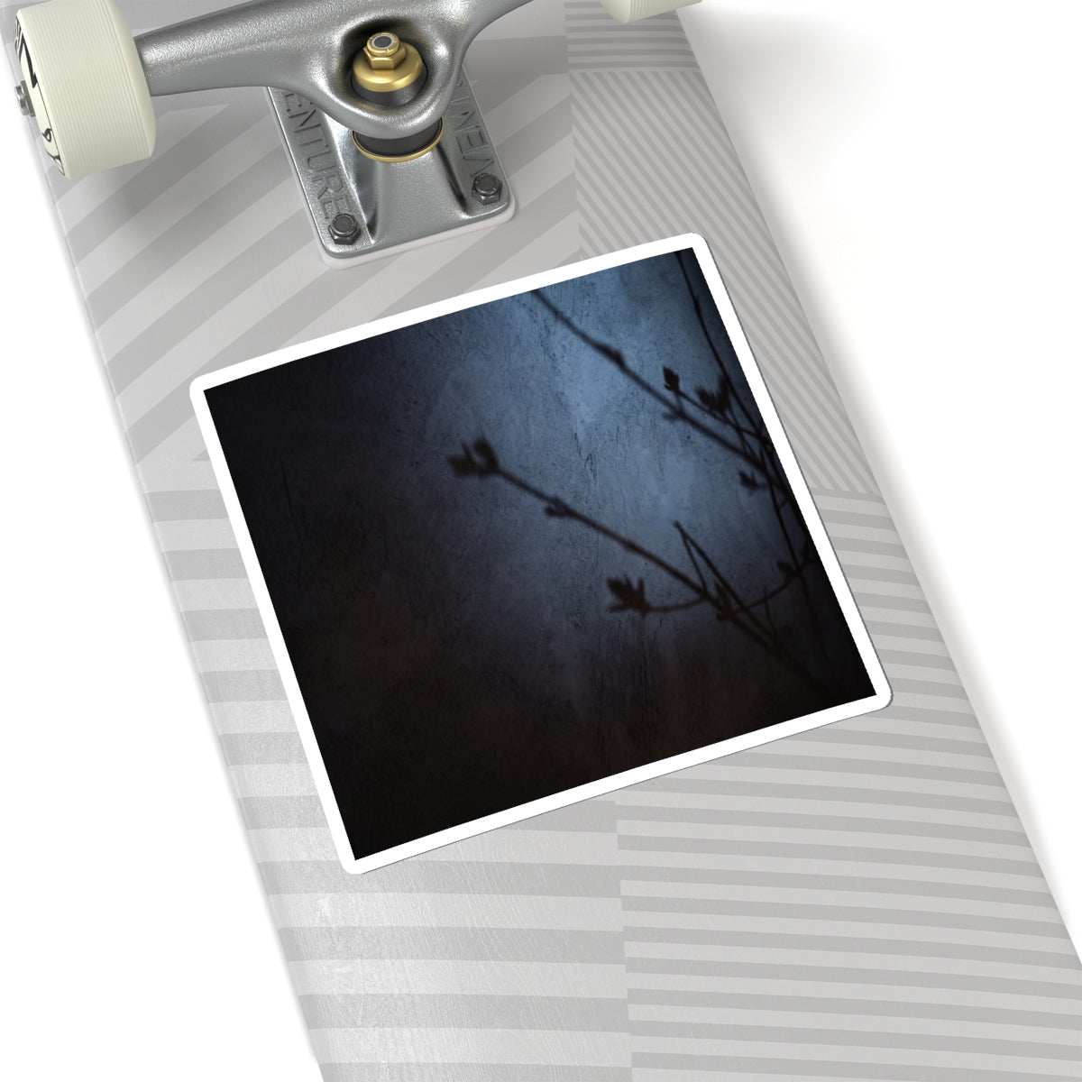 Moonlight Shadow Play Sticker - Dark Japandi Kanso