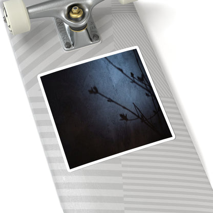 Moonlight Shadow Play Sticker - Dark Japandi Kanso