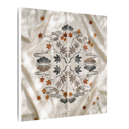 Elegant Silk Drape Canvas Art - Japanese Pattern Japandi