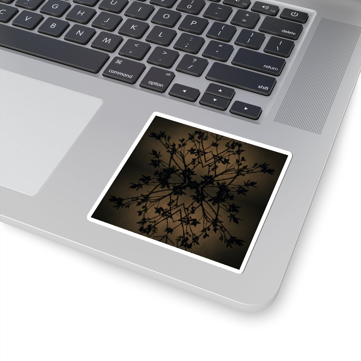 Dark Japandi Shadow Play in Golden Hour | Shadow Zen Sticker
