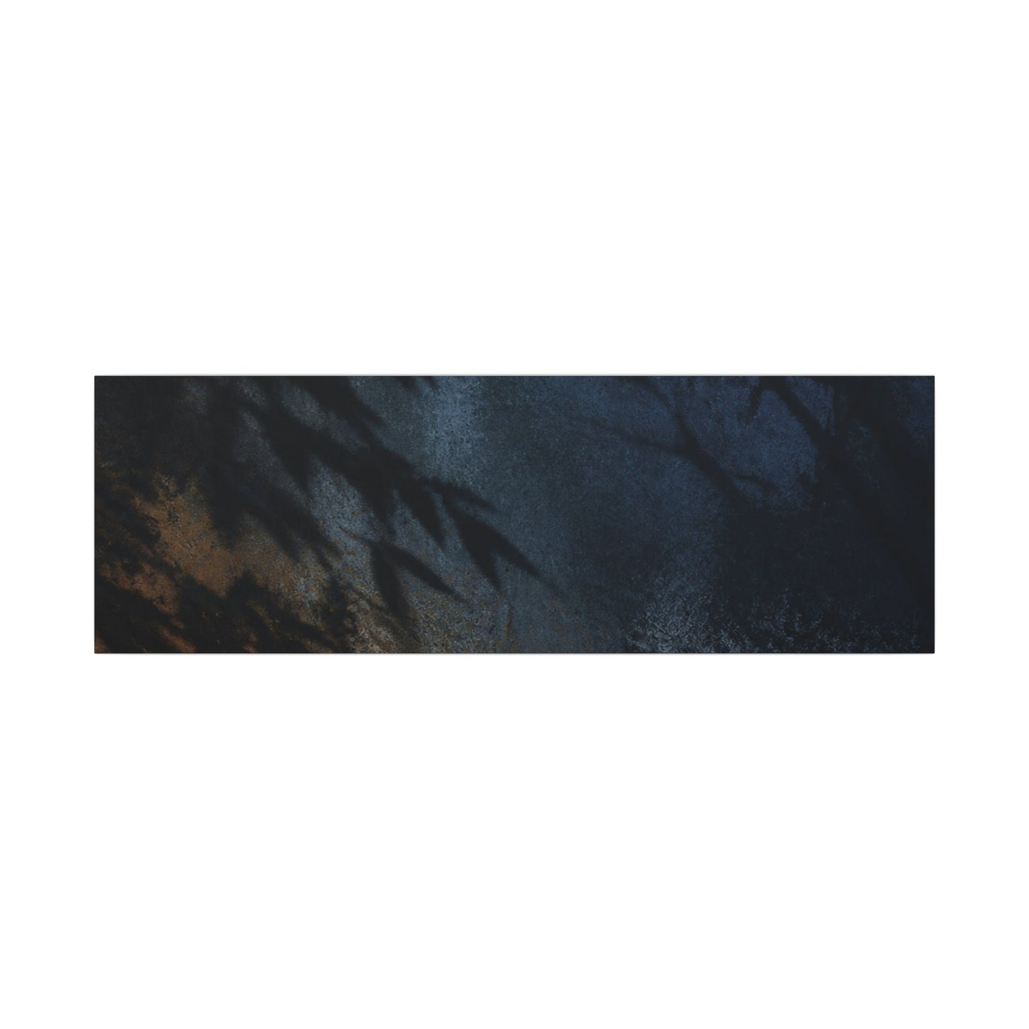 Kanso Shadow Play Canvas Art - Dark Japandi Shadow Zen