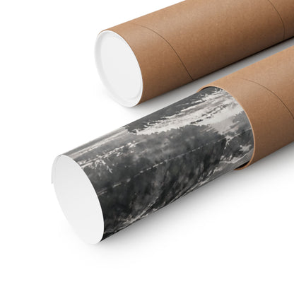 Dappled Incense Smoke Wall Art Print - Zen Seijaku