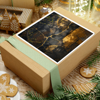Rust Patina Spring Sticker | Kintsugi Beautiful Design