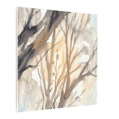 Ma Shadow Play Canvas Art - Japandi Watercolor