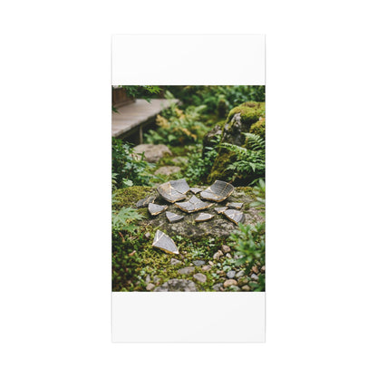 Summer Broken Pottery Gold Repair Canvas Art | Resilient Decor