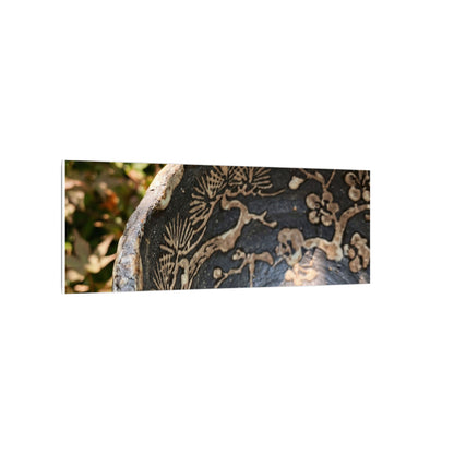 Ceramic Bowl Canvas Art | Summer Japandi Japanese Pattern Art