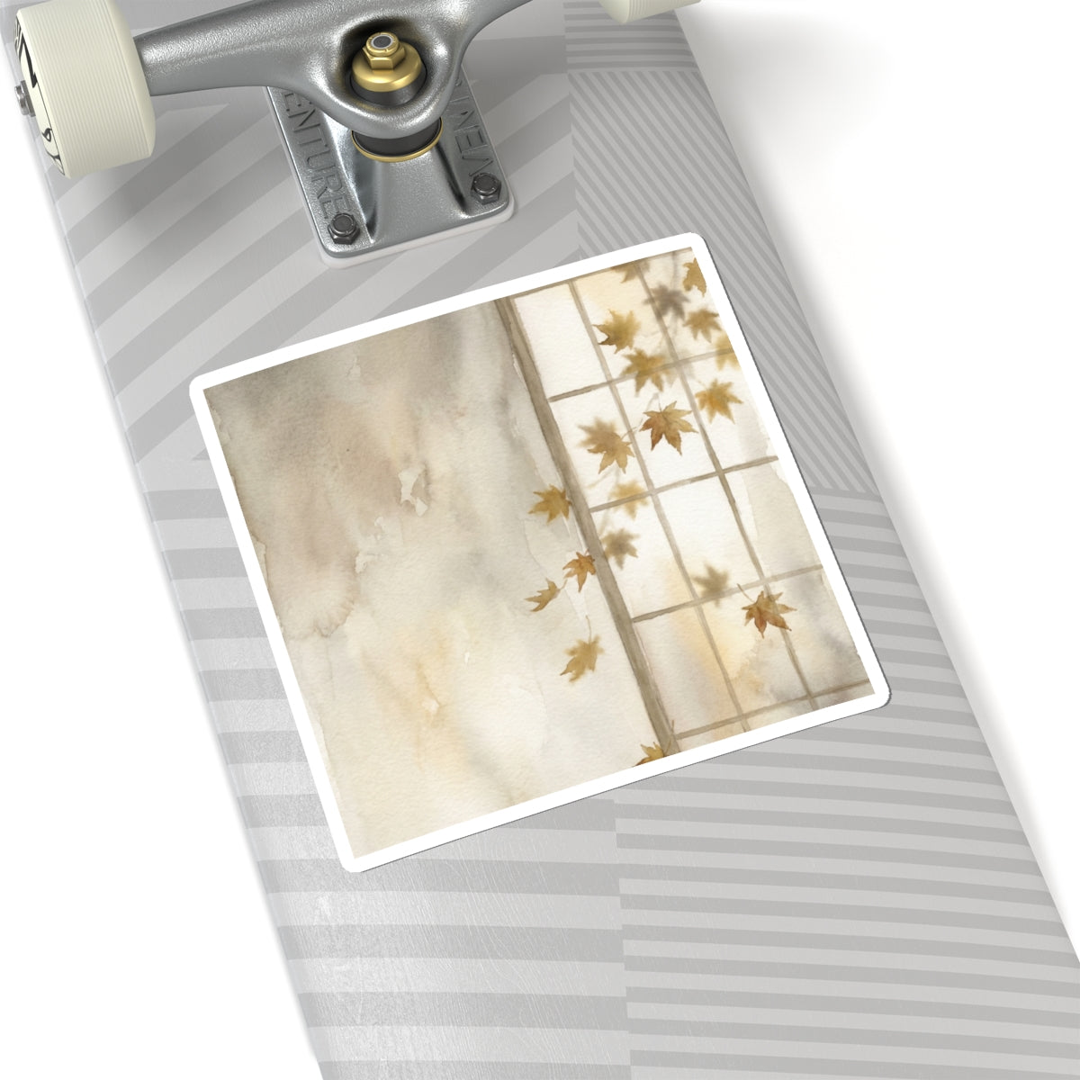 Shoji Screen Autumn Sticker | Japandi Elegant Design