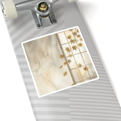 Shoji Screen Autumn Sticker | Japandi Elegant Design