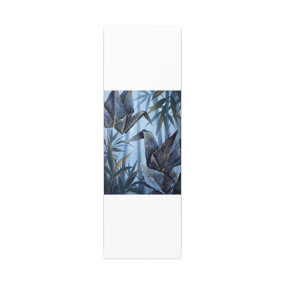 Paper Fold Canvas Art | Summer Kintsugi Crackle Gold Art