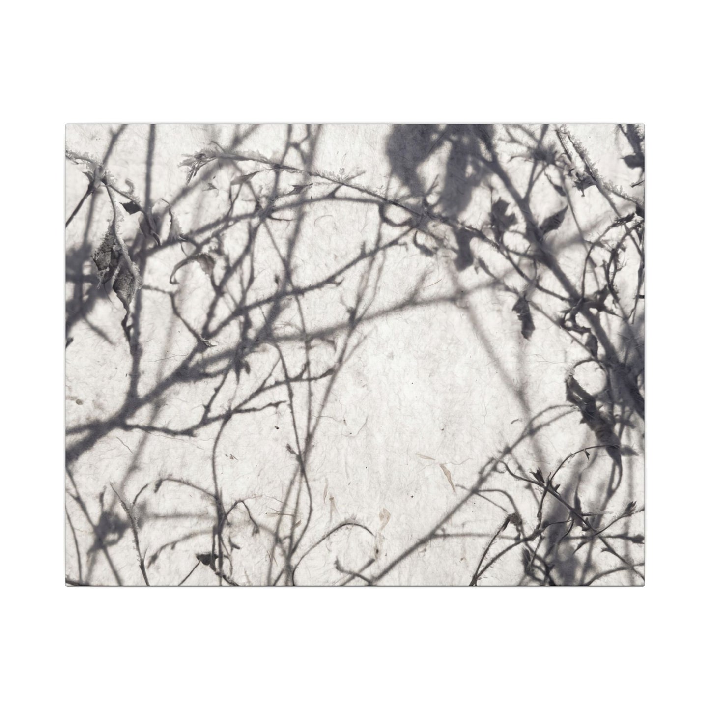 Winter Shadow Play Japanese Pattern Canvas Art | Elegant Decor