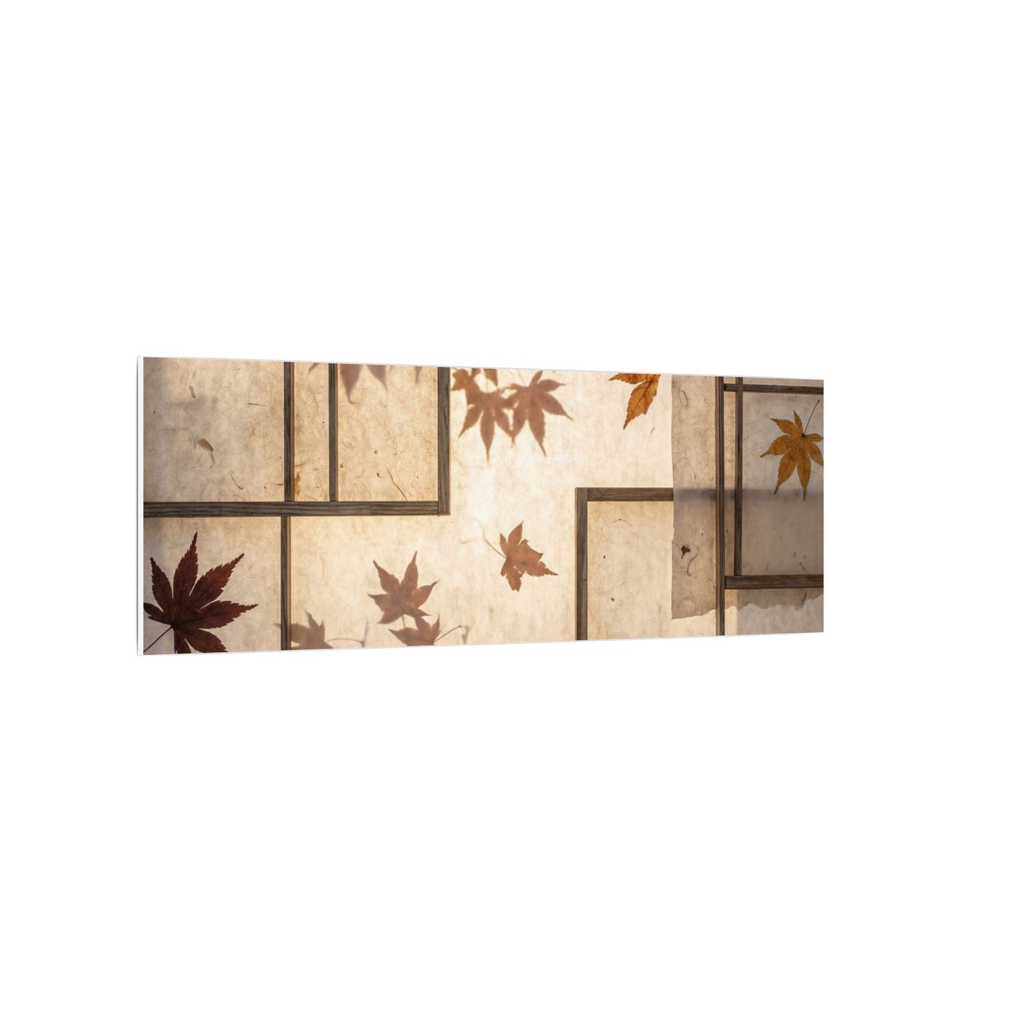 Shoji Screen Japanese Pattern Canvas Art | Neutral Japandi Art