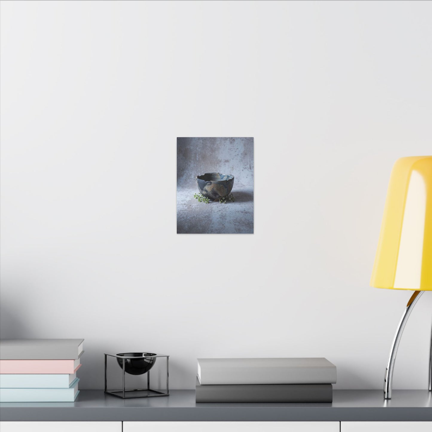 Ceramic Bowl Spring Canvas Art | Japandi Warm Design