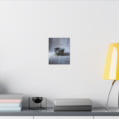 Ceramic Bowl Spring Canvas Art | Japandi Warm Design