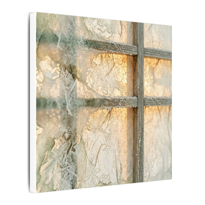Winter Shoji Screen Watercolor Canvas Art | Elegant Decor