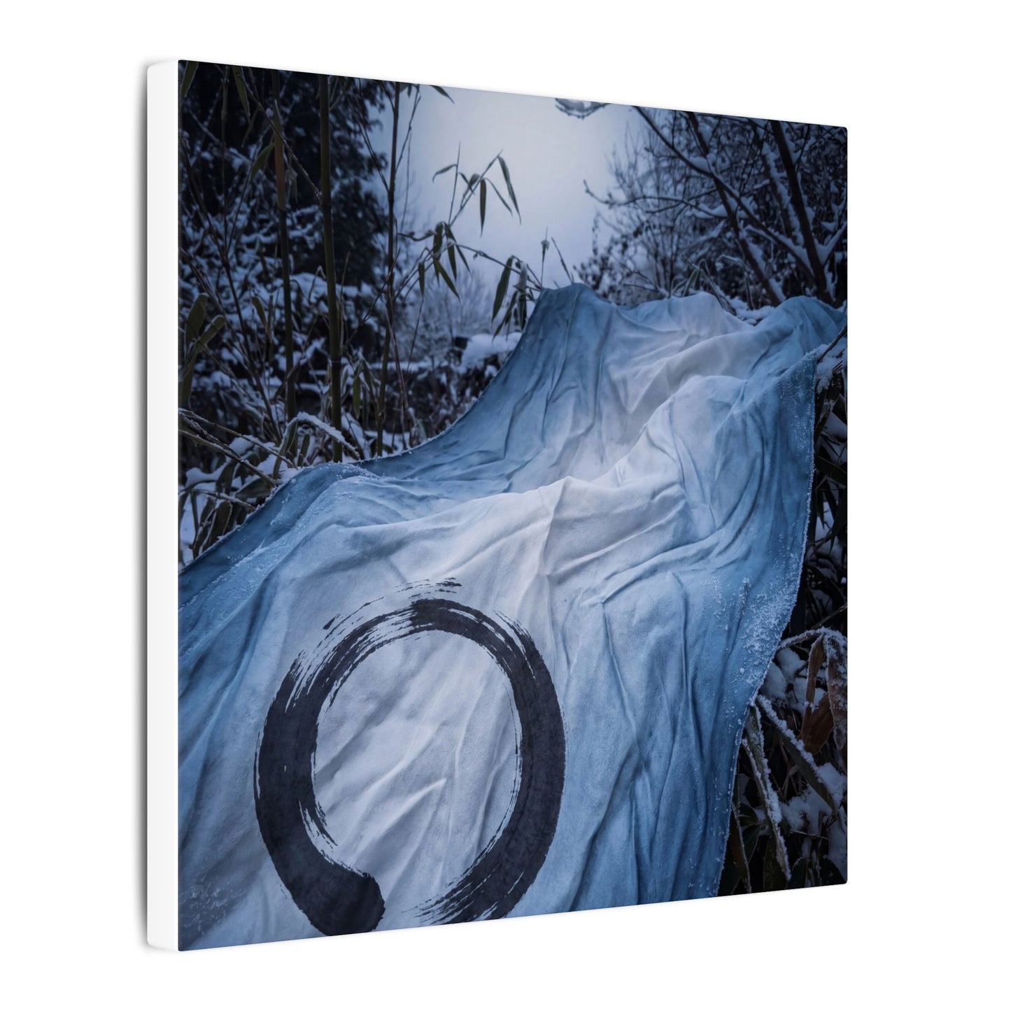 Moonlight Silk Drape Canvas Art - Zen Datsuzoku