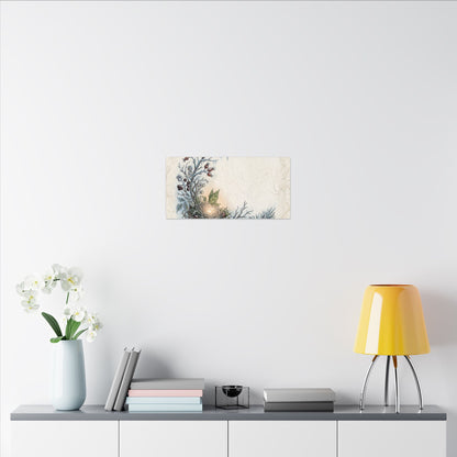 Winter Shoji Screen Forest Whimsy Canvas Art | Enchanting Decor