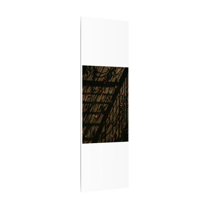 Shadow Play Canvas Art | Autumn Dark Japandi Moody Minimal Art