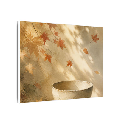 Japandi Ceramic Bowl in Dappled | Watercolor Canvas Art