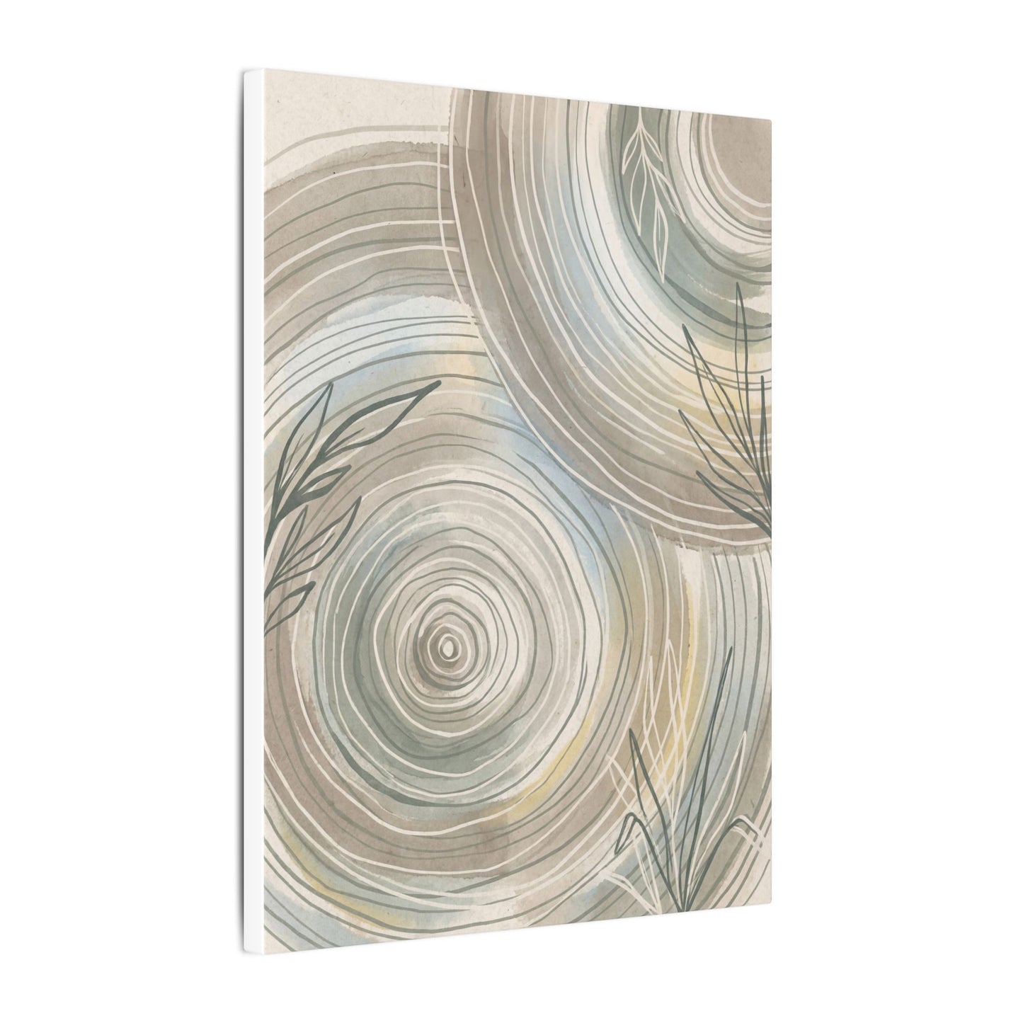 Kanso Water Ripple Canvas Art - Japandi Minimal Line