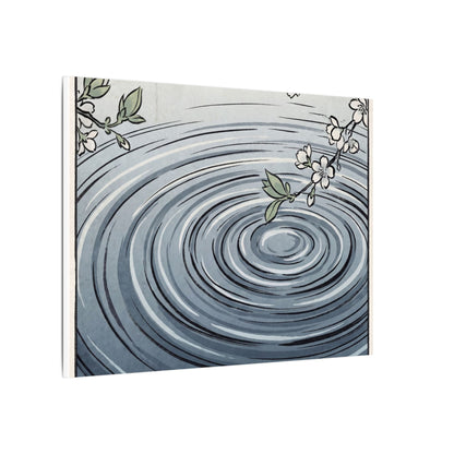 Calm Water Ripple Canvas Art - Ukiyo E Inspired Zen