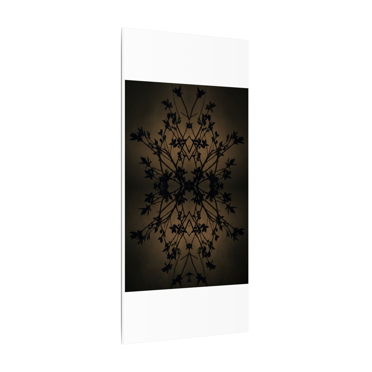 Golden Hour Shadow Play Canvas Art - Dark Japandi Seijaku