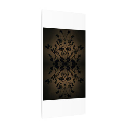 Golden Hour Shadow Play Canvas Art - Dark Japandi Seijaku
