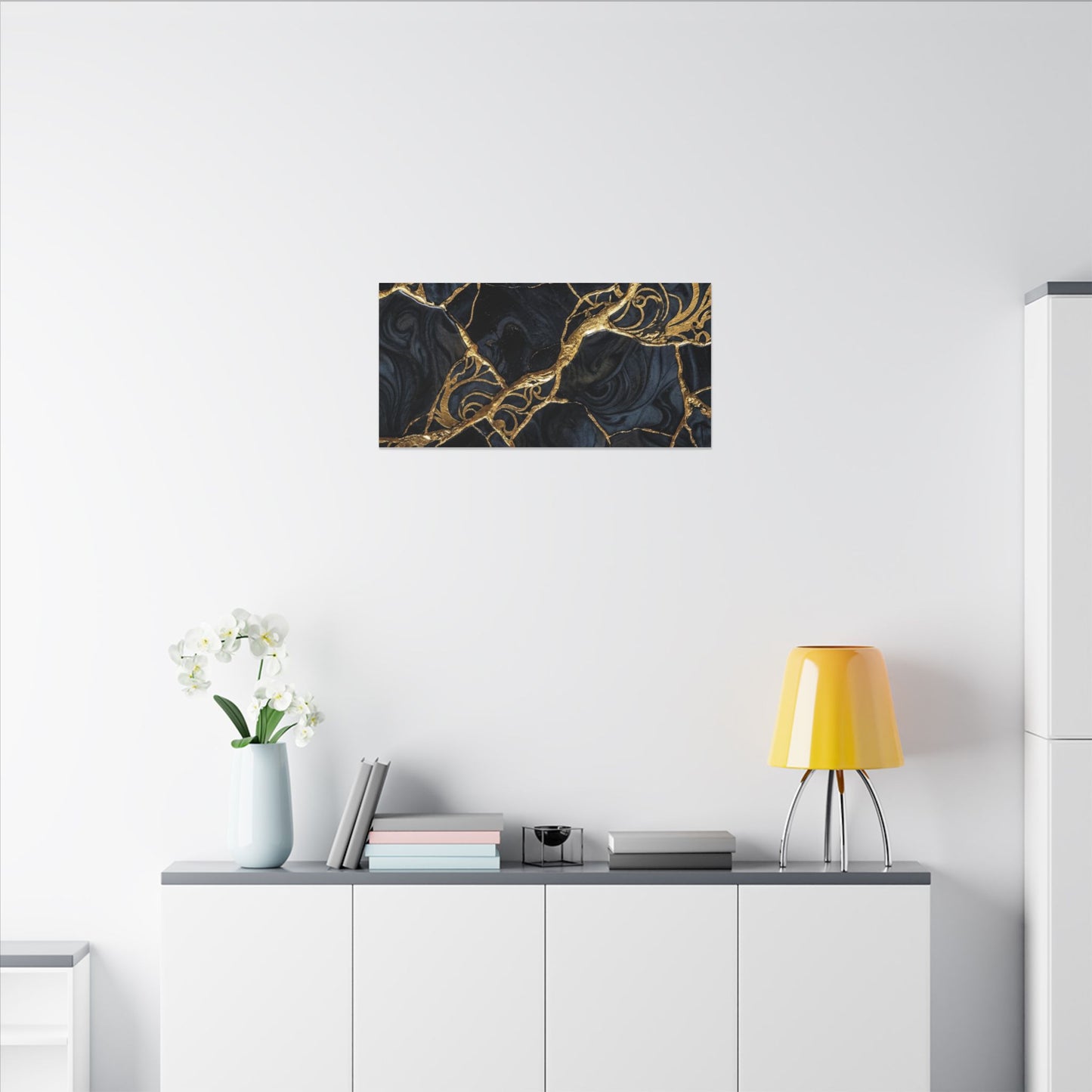 Kintsugi Gold Vein Canvas Art