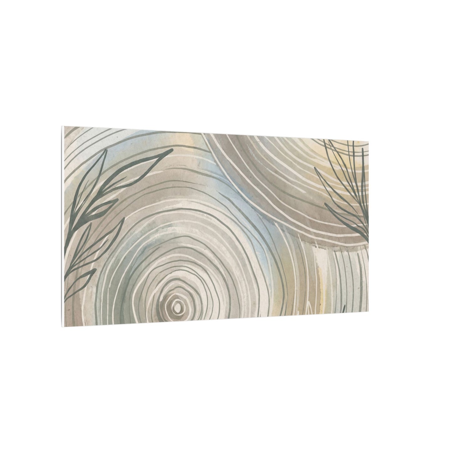 Kanso Water Ripple Canvas Art - Japandi Minimal Line