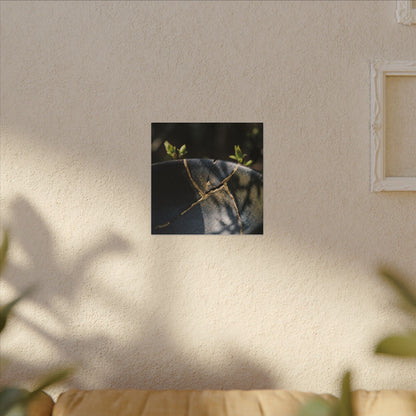 Seijaku Broken Pottery Canvas Art - Dark Japandi Shadow Zen