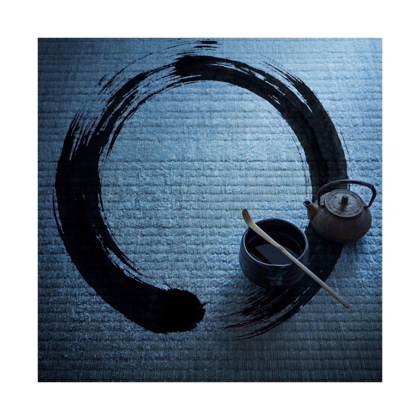 Peaceful Tea Ceremony Wall Art Print - Enso Zen
